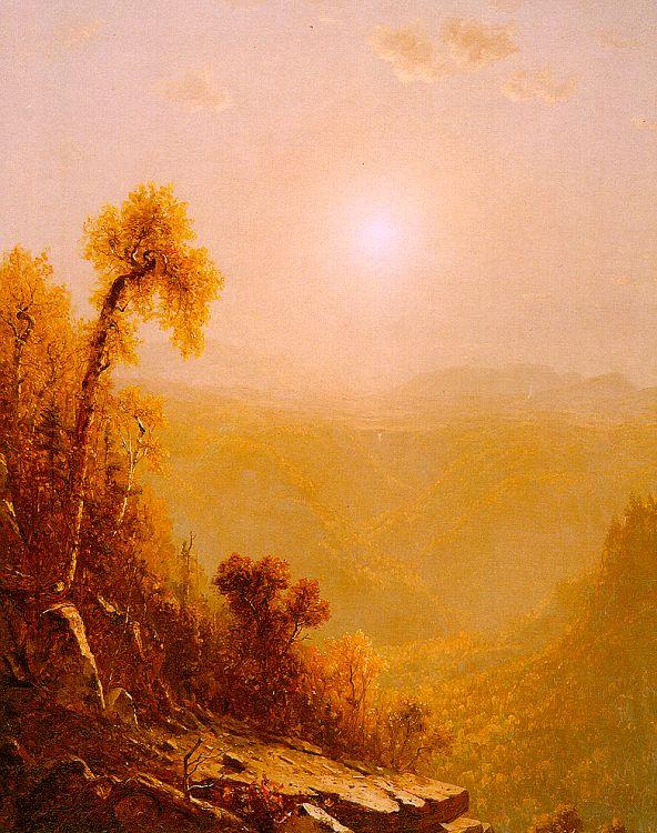Sanford Robinson Gifford October in the Catskills oil painting picture